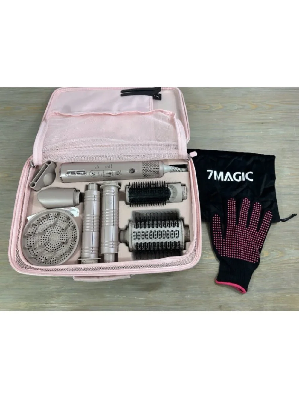 7 Magic 7 in 1 Hair Styler & Hair Dryer Brush 110,000 RPM High Speed Blow Dryer